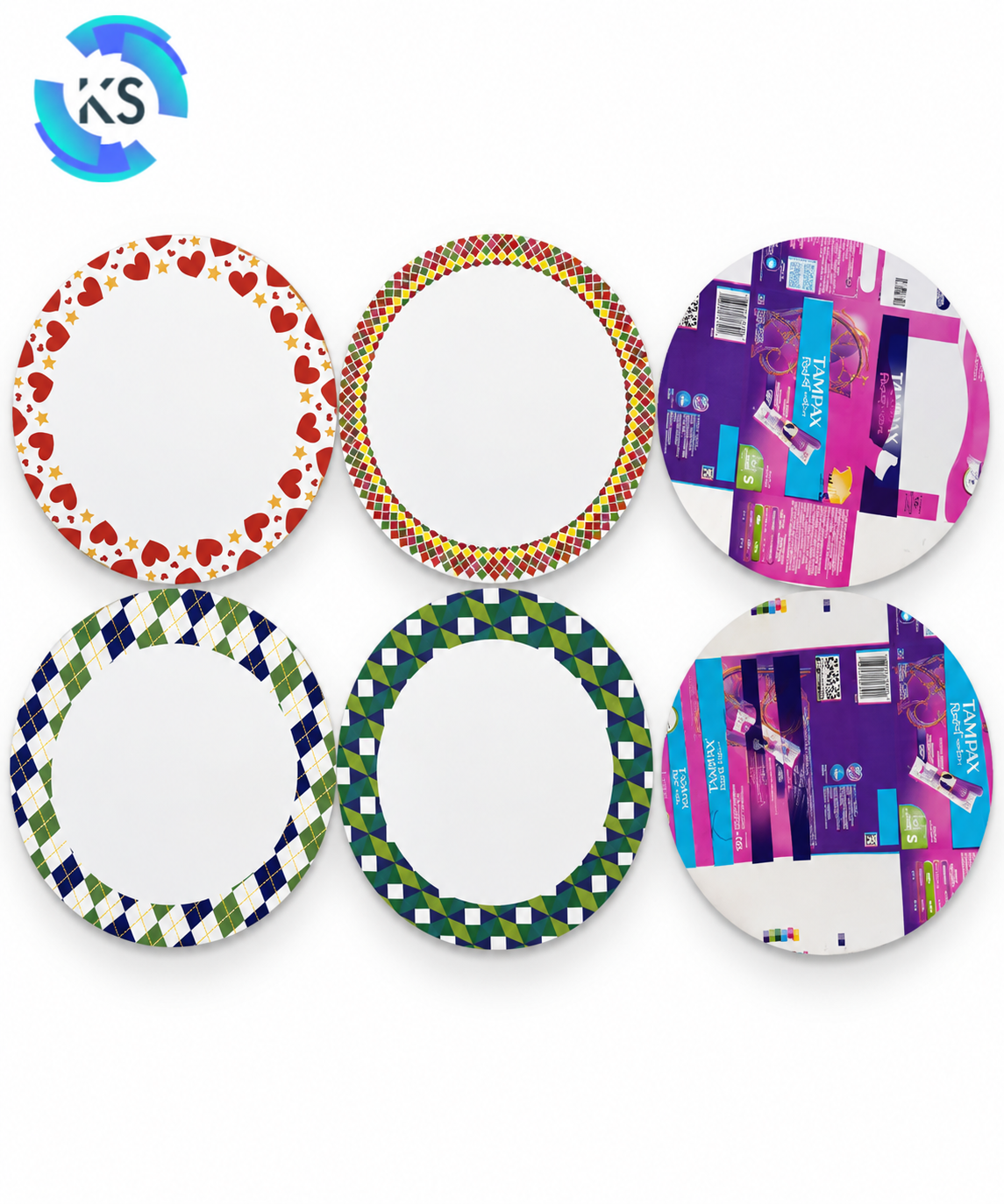 400 GSM No. 12 Print PD 11.25-inch circular printed raw material