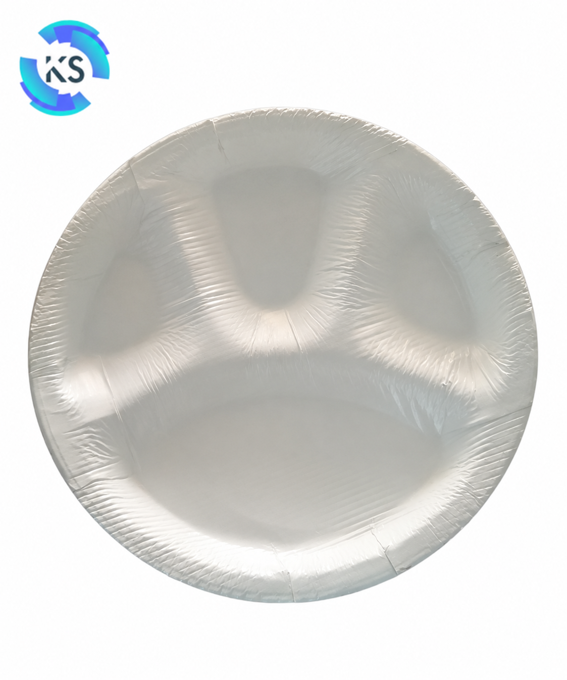 400 GSM Four Compartment Plate Corrugation in white brown and grey