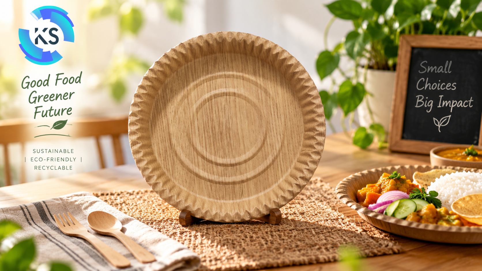 Corrugation Paper Plate 10''