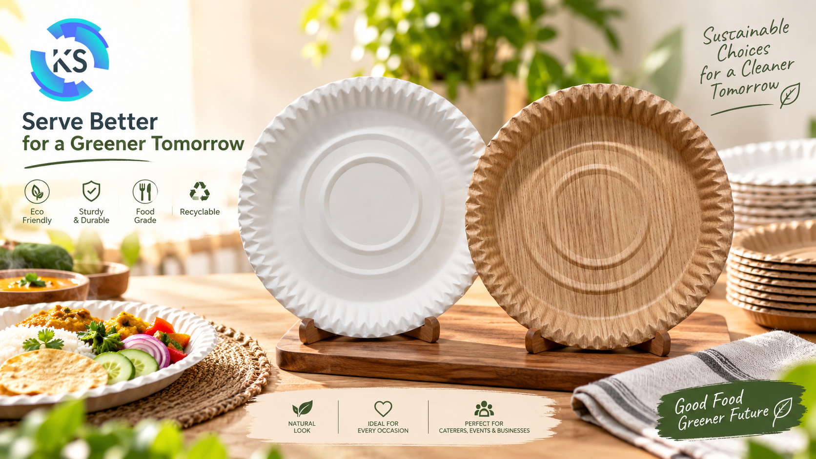 Corrugation Paper Plate 11''