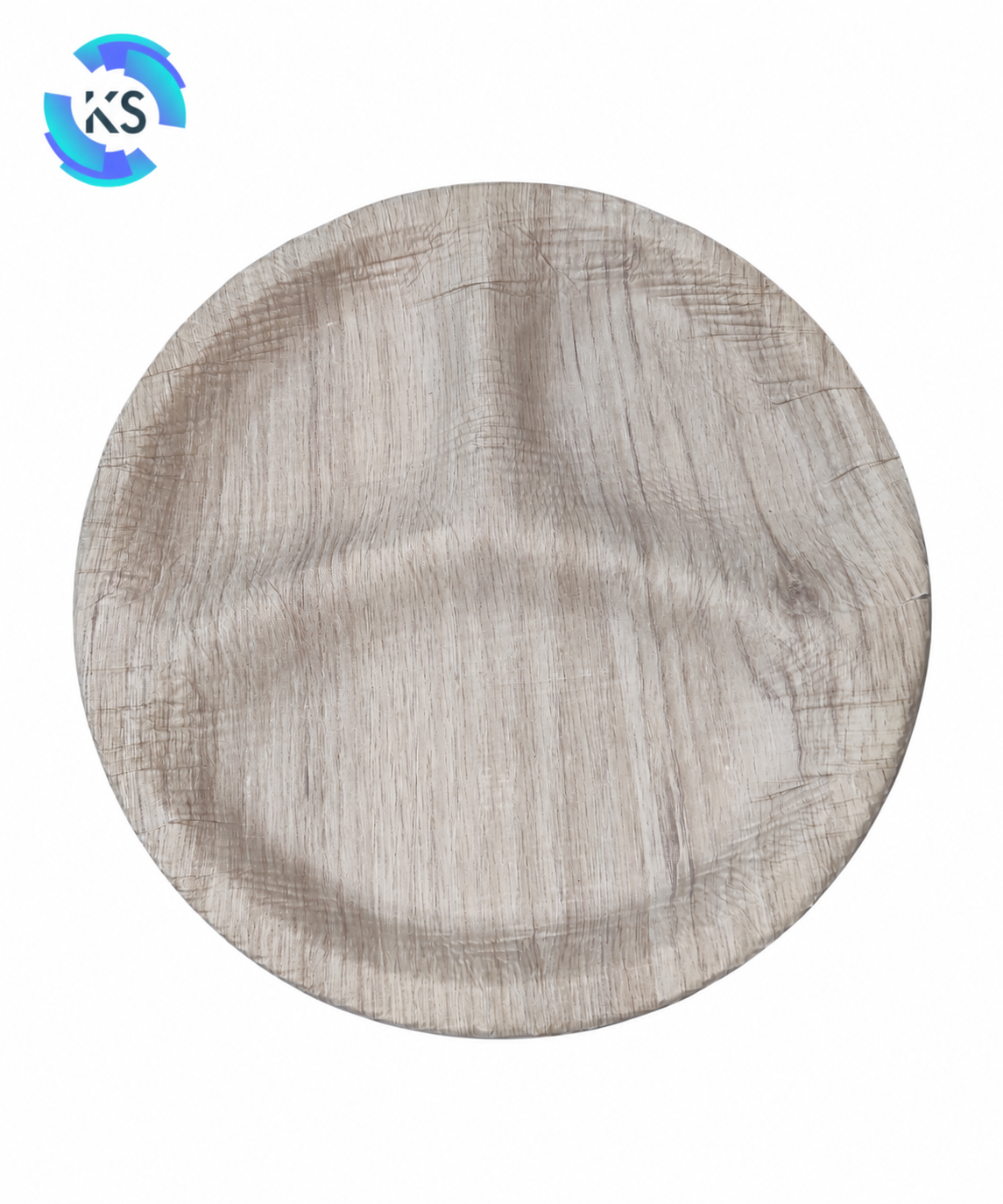 11 Inch round corrugated paper plate made from 390 GSM material available in grey and brown